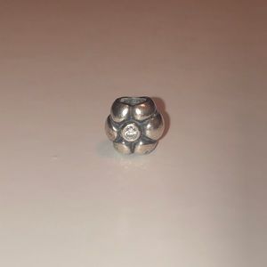 Authentic pandora flower charm